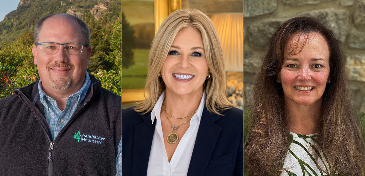 Headshots of Jesse Pope, Mandy Poplin, and Jamie Johnson.